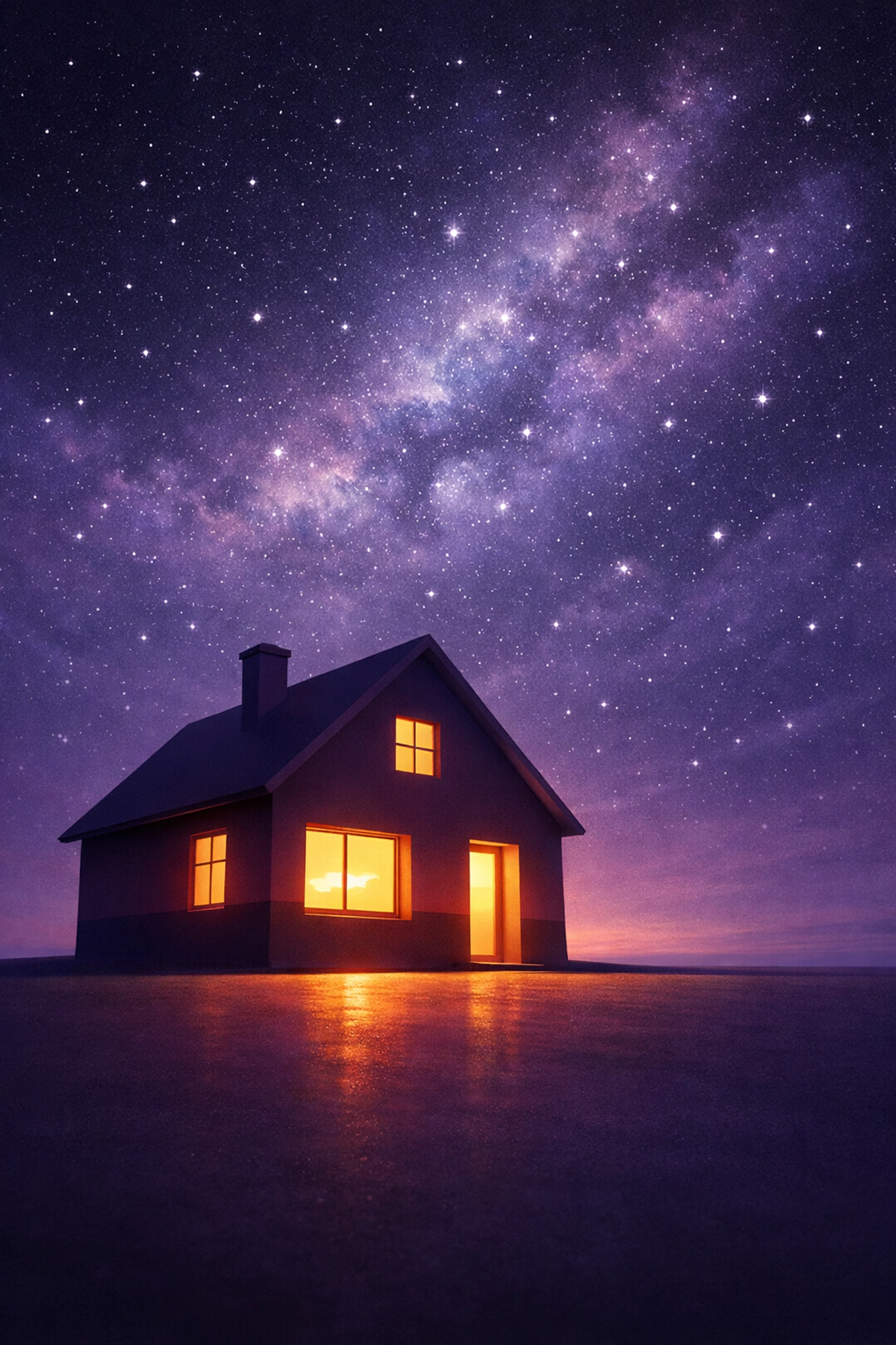 Secure home silhouette representing primary residence protection from medical debt liens in Nebraska.